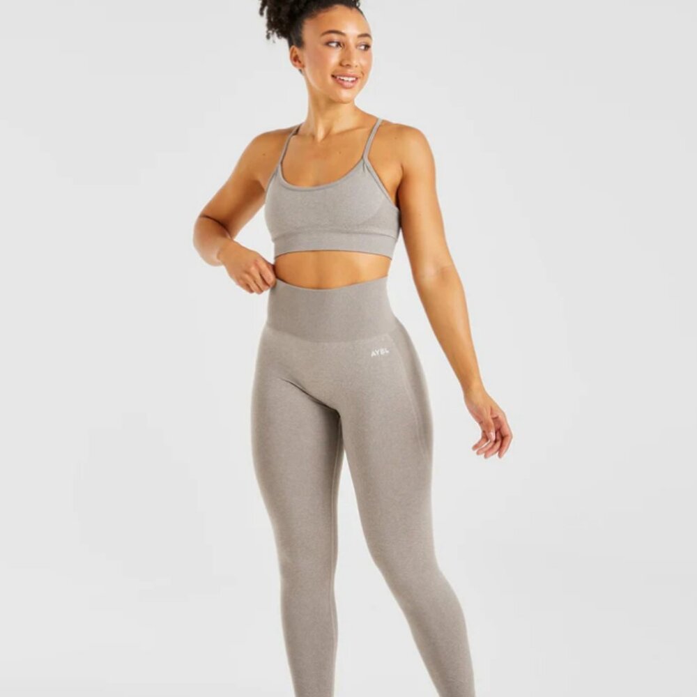 Aybl Empower Seamless Leggings - Taupe Marl